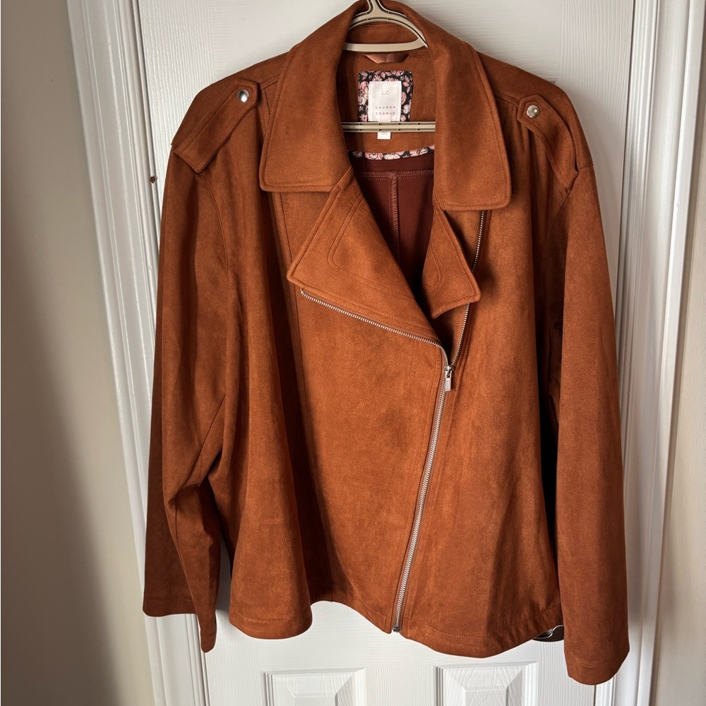 Lauren Conrad - Suede Moto Jacket